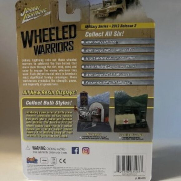 NEW Johnny Lightning Wheeled Warriors Military Series WWII Dodge WC54 Ambulance - Picture 2 of 2